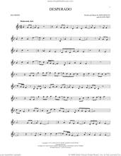 Cover icon of Desperado sheet music for recorder solo by Don Henley, The Eagles and Glenn Frey, intermediate skill level