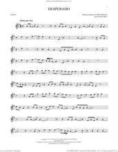 Cover icon of Desperado sheet music for violin solo by Don Henley, The Eagles and Glenn Frey, intermediate skill level