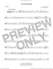 Cover icon of Watermark sheet music for trombone solo by Enya and Roma Ryan, intermediate skill level