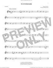 Cover icon of Watermark sheet music for trumpet solo by Enya and Roma Ryan, intermediate skill level