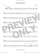 Cover icon of Minstrel Boy sheet music for cello solo, intermediate skill level