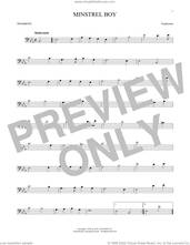 Cover icon of Minstrel Boy sheet music for trombone solo, intermediate skill level