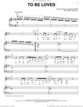 Cover icon of To Be Loved sheet music for voice and piano by Adele, Adele Adkins and Tobias Jesso Jr., intermediate skill level