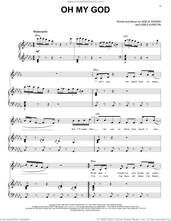 Cover icon of Oh My God sheet music for voice and piano by Adele, Adele Adkins and Greg Kurstin, intermediate skill level
