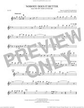 Cover icon of Nobody Does It Better sheet music for flute solo by Carly Simon, Carole Bayer Sager and Marvin Hamlisch, intermediate skill level