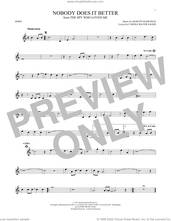 Cover icon of Nobody Does It Better sheet music for horn solo by Carly Simon, Carole Bayer Sager and Marvin Hamlisch, intermediate skill level