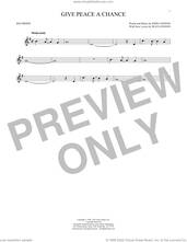 Cover icon of Give Peace A Chance sheet music for recorder solo by John Lennon, Peace Choir, Paul McCartney and Sean Lennon, intermediate skill level
