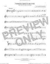 Cover icon of Nobody Does It Better sheet music for violin solo by Carly Simon, Carole Bayer Sager and Marvin Hamlisch, intermediate skill level