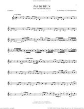 Cover icon of Pas de deux (from The Nutcracker) sheet music for clarinet solo by Pyotr Ilyich Tchaikovsky, classical score, intermediate skill level