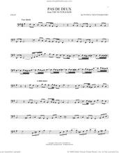 Cover icon of Pas de deux (from The Nutcracker) sheet music for cello solo by Pyotr Ilyich Tchaikovsky, classical score, intermediate skill level