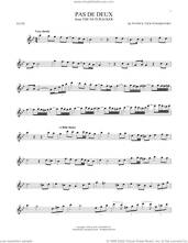 Cover icon of Pas de deux (from The Nutcracker) sheet music for flute solo by Pyotr Ilyich Tchaikovsky, classical score, intermediate skill level