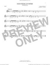 Cover icon of Old Folks At Home (Swanee River) sheet music for horn solo by Stephen Foster, intermediate skill level