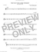 Cover icon of The Way You Look Tonight sheet music for recorder solo by Jerome Kern and Dorothy Fields, intermediate skill level