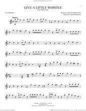 Cover icon of Give A Little Whistle (from Pinocchio) sheet music for Xylophone Solo (xilofone, xilofono, silofono) by Ned Washington and Leigh Harline, Leigh Harline and Ned Washington, intermediate skill level