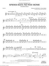 Cover icon of Soundtrack Highlights from Spider-Man: No Way Home (arr. Brown) sheet music for concert band (flute) by Michael G. Giacchino and Michael Brown, intermediate skill level