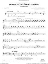 Cover icon of Soundtrack Highlights from Spider-Man: No Way Home (arr. Brown) sheet music for concert band (Bb clarinet 1) by Michael G. Giacchino and Michael Brown, intermediate skill level