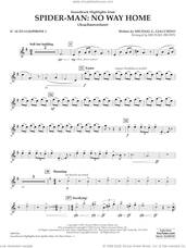 Cover icon of Soundtrack Highlights from Spider-Man: No Way Home (arr. Brown) sheet music for concert band (Eb alto saxophone 1) by Michael G. Giacchino and Michael Brown, intermediate skill level