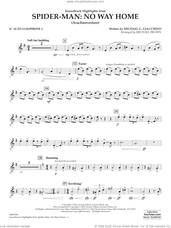 Cover icon of Soundtrack Highlights from Spider-Man: No Way Home (arr. Brown) sheet music for concert band (Eb alto saxophone 2) by Michael G. Giacchino and Michael Brown, intermediate skill level