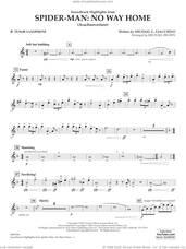 Cover icon of Soundtrack Highlights from Spider-Man: No Way Home (arr. Brown) sheet music for concert band (Bb tenor saxophone) by Michael G. Giacchino and Michael Brown, intermediate skill level