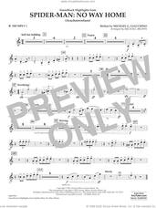 Cover icon of Soundtrack Highlights from Spider-Man: No Way Home (arr. Brown) sheet music for concert band (Bb trumpet 1) by Michael G. Giacchino and Michael Brown, intermediate skill level