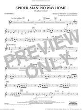 Cover icon of Soundtrack Highlights from Spider-Man: No Way Home (arr. Brown) sheet music for concert band (Bb trumpet 2) by Michael G. Giacchino and Michael Brown, intermediate skill level