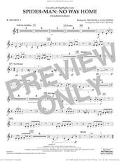 Cover icon of Soundtrack Highlights from Spider-Man: No Way Home (arr. Brown) sheet music for concert band (Bb trumpet 3) by Michael G. Giacchino and Michael Brown, intermediate skill level