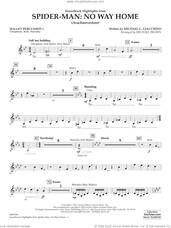 Cover icon of Soundtrack Highlights from Spider-Man: No Way Home (arr. Brown) sheet music for concert band (mallet percussion 1) by Michael G. Giacchino and Michael Brown, intermediate skill level