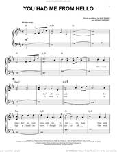 Cover icon of You Had Me From Hello sheet music for piano solo by Kenny Chesney and Skip Ewing, beginner skill level