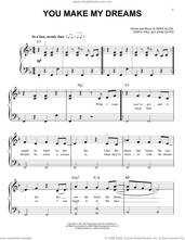 Cover icon of You Make My Dreams sheet music for piano solo by Daryl Hall & John Oates, Daryl Hall, John Oates and Sara Allen, beginner skill level