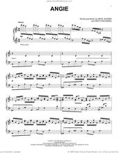 Cover icon of Angie [Classical version] (arr. David Pearl) sheet music for piano solo by The Rolling Stones, David Pearl, Keith Richards and Mick Jagger, intermediate skill level