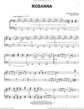 Cover icon of Rosanna [Classical version] (arr. David Pearl) sheet music for piano solo by Toto, David Pearl and David Paich, intermediate skill level