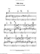 Cover icon of Slide Away sheet music for voice, piano or guitar by Oasis, intermediate skill level