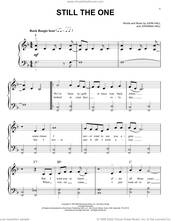 Cover icon of Still The One sheet music for piano solo by Orleans, Johanna Hall and John Hall, beginner skill level