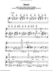 Cover icon of Steam sheet music for voice, piano or guitar by East 17, intermediate skill level