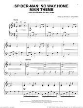 Cover icon of Spider-Man: No Way Home (Main Theme) sheet music for piano solo by Michael G. Giacchino, easy skill level