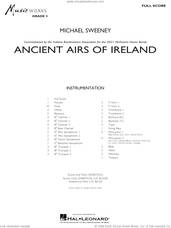 Cover icon of Ancient Airs of Ireland (COMPLETE) sheet music for concert band by Michael Sweeney, intermediate skill level