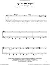 Cover icon of Eye Of The Tiger sheet music for two cellos (duet, duets) by Mr. & Mrs. Cello, Survivor, Frank Sullivan and Jim Peterik, intermediate skill level
