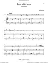 Cover icon of Dona Nobis Pacem sheet music for cello and piano by Traditional Canon, classical score, intermediate skill level