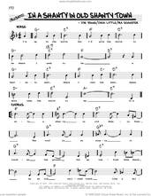 Cover icon of In A Shanty In Old Shanty Town (arr. Robert Rawlins) sheet music for voice and other instruments (real book with lyrics) by Joe Young, Robert Rawlins, Ira Schuster and Little Jack Little, intermediate skill level