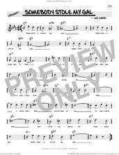 Cover icon of Somebody Stole My Gal (arr. Robert Rawlins) sheet music for voice and other instruments (real book with lyrics) by Leo Wood and Robert Rawlins, intermediate skill level