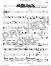 Cover icon of Weary Blues (arr. Robert Rawlins) sheet music for voice and other instruments (real book with lyrics) by George Cates, Robert Rawlins, Artie Matthews and Mort Greene, intermediate skill level