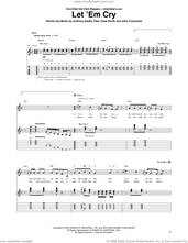 Cover icon of Let 'Em Cry sheet music for guitar (tablature) by Red Hot Chili Peppers, Anthony Kiedis, Chad Smith, Flea and John Frusciante, intermediate skill level