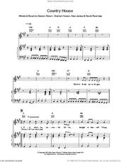 Cover icon of Country House sheet music for voice, piano or guitar by Blur, intermediate skill level