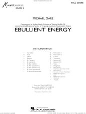 Cover icon of Ebullient Energy (COMPLETE) sheet music for concert band by Michael Oare, intermediate skill level
