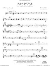 Cover icon of Juba Dance (from Symphony No. 1) sheet music for concert band (alto saxophone 2 in Eb) by Florence Price and Jay Bocook, intermediate skill level