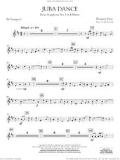 Cover icon of Juba Dance (from Symphony No. 1) sheet music for concert band (trumpet 1 in Bb) by Florence Price and Jay Bocook, intermediate skill level