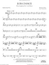 Cover icon of Juba Dance (from Symphony No. 1) sheet music for concert band (euphonium b.c.) by Florence Price and Jay Bocook, intermediate skill level