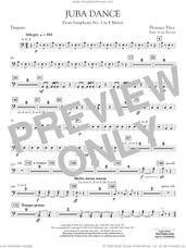 Cover icon of Juba Dance (from Symphony No. 1) sheet music for concert band (timpani) by Florence Price and Jay Bocook, intermediate skill level