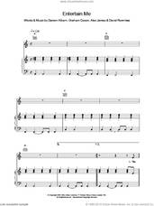 Cover icon of Entertain Me sheet music for voice, piano or guitar by Blur, intermediate skill level