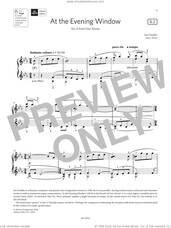 Cover icon of At the Evening Window (Grade 7, list B2, from the ABRSM Piano Syllabus 2023 and 2024) sheet music for piano solo by Jan Freidlin, classical score, intermediate skill level